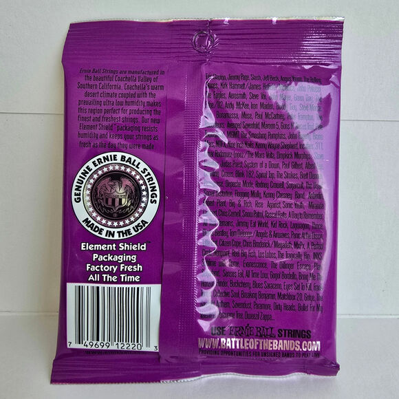 Ernie Ball 2220 Power Slinky Nickel Electric Guitar Strings for Rock Blues 11-48 - Picture 5 of 5